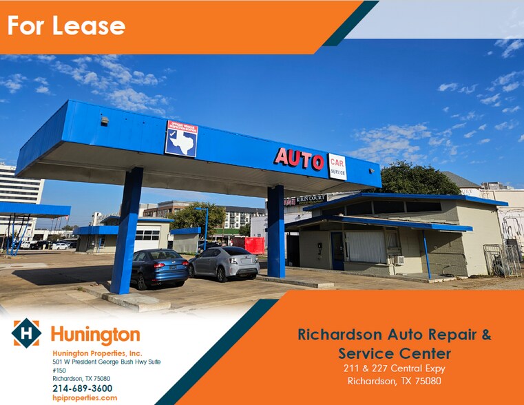 Primary Photo Of 211 & 227 S Central Expy, Richardson Auto Repair For Lease