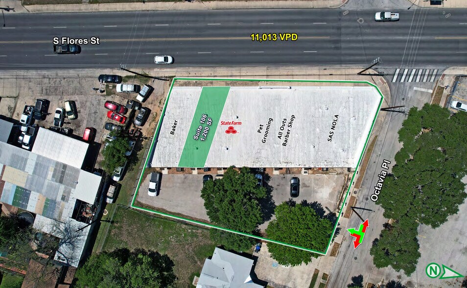 More Photos Of 4500-4512 S Flores St, San Antonio Storefront Retail Office For Lease
