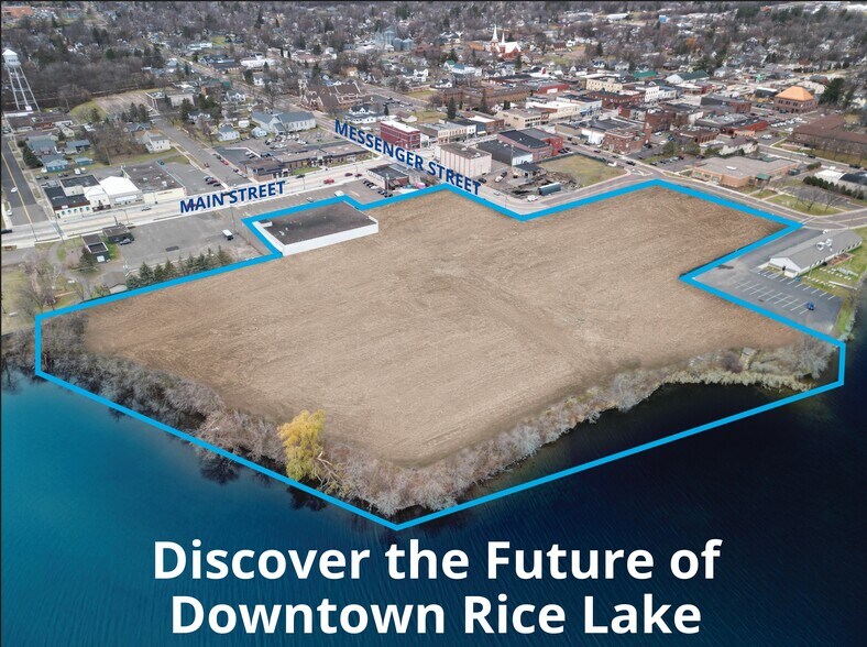 Primary Photo Of 38 E Messenger St, Rice Lake Warehouse For Sale