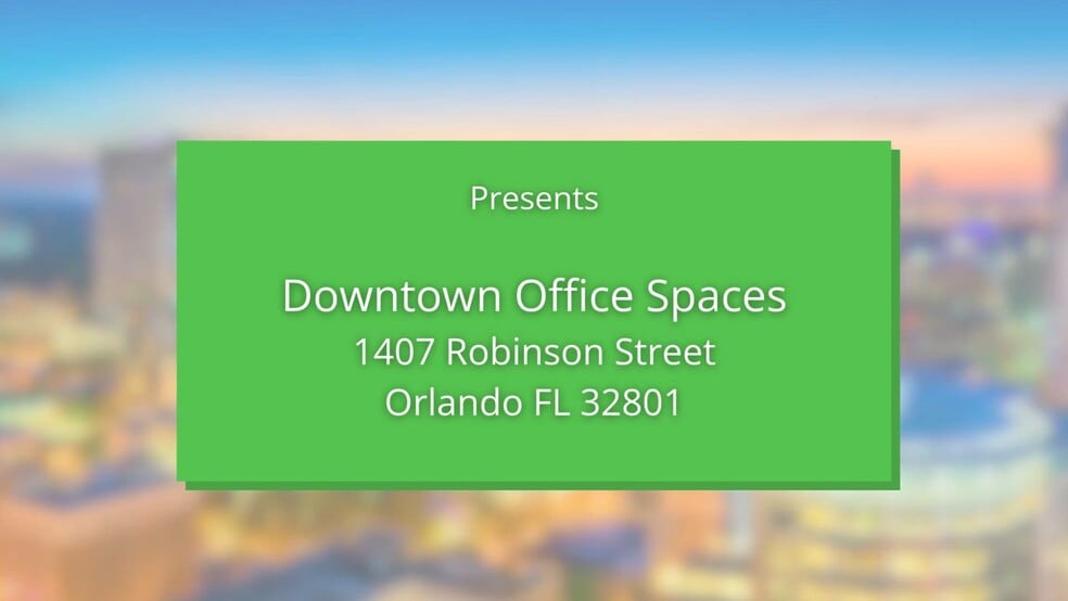 Primary Photo Of 1407 E Robinson St, Orlando Office For Lease