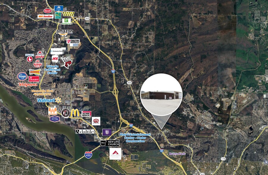 More Photos Of 7508 MacArthur Dr, North Little Rock Warehouse For Sale