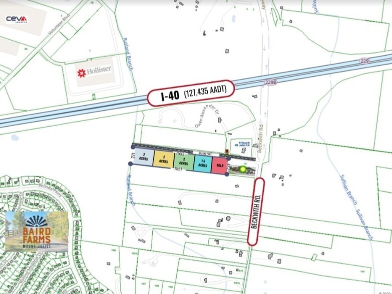 More Photos Of 5120 Beckwith Rd, Mount Juliet Land For Sale