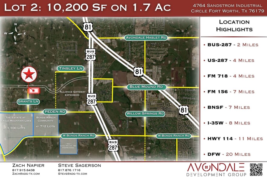 More Photos Of 4764 Sandstrom Industrial Circle, Fort Worth Flex For Sale