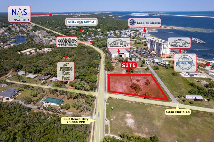Primary Photo Of 10199 Gulf Beach Hwy, Pensacola Land For Sale