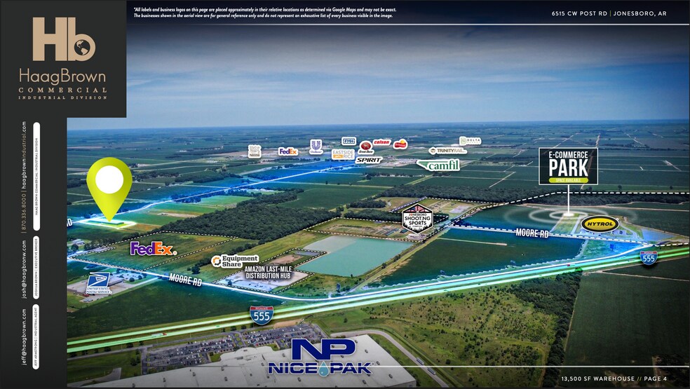 More Photos Of 6515 CW Post Road, Jonesboro Warehouse For Lease