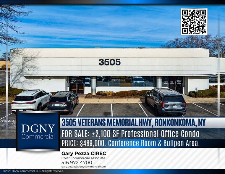 More Photos Of 3505 Veterans Memorial Hwy, Ronkonkoma Office For Sale