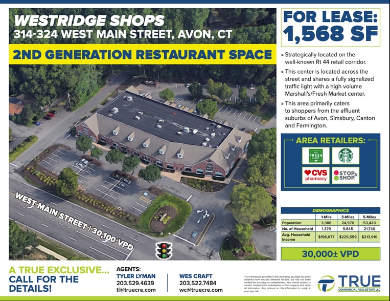 Primary Photo Of 300 W Main St, Avon Storefront Retail Office For Lease