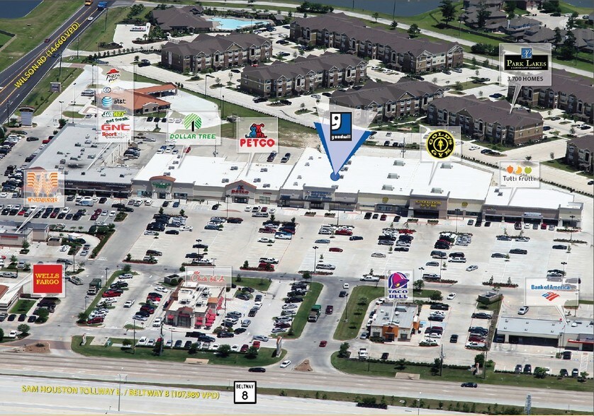 More Photos Of 9535-9635 N Sam Houston Pky E, Humble Storefront For Lease