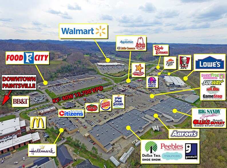 More Photos Of 343-451 N Mayo Trl, Paintsville Storefront For Sale