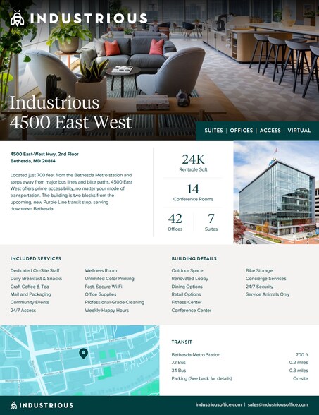 More Photos Of 4500 East West Hwy, Bethesda Coworking Space