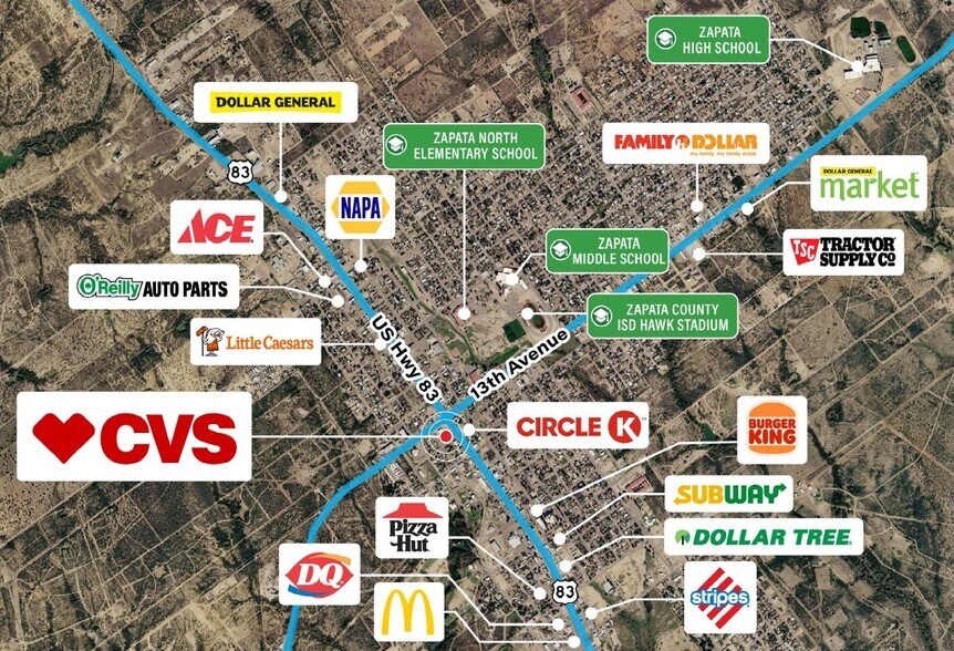 More Photos Of 1205 N US Highway 83 Hwy, Zapata Drugstore For Sale