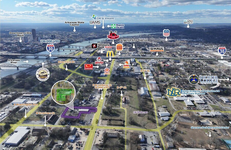 More Photos Of 208 Beech St, North Little Rock Office For Sale