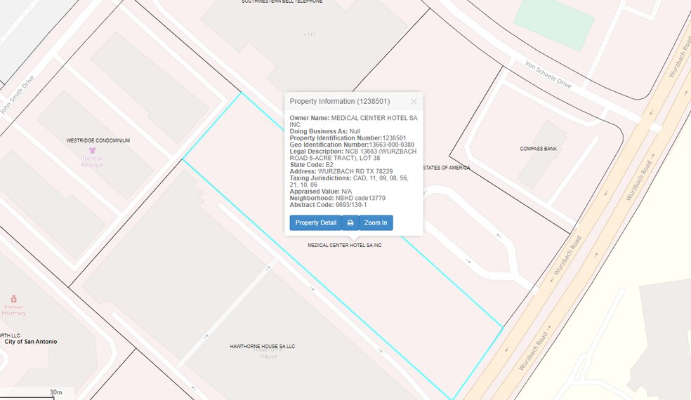More Photos Of 7401 Wurzbach Rd, San Antonio Land For Sale