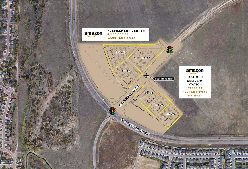 Primary Photo Of Nec Milton E Proby Pkwy & Powers Blvd, Colorado Springs Land For Lease