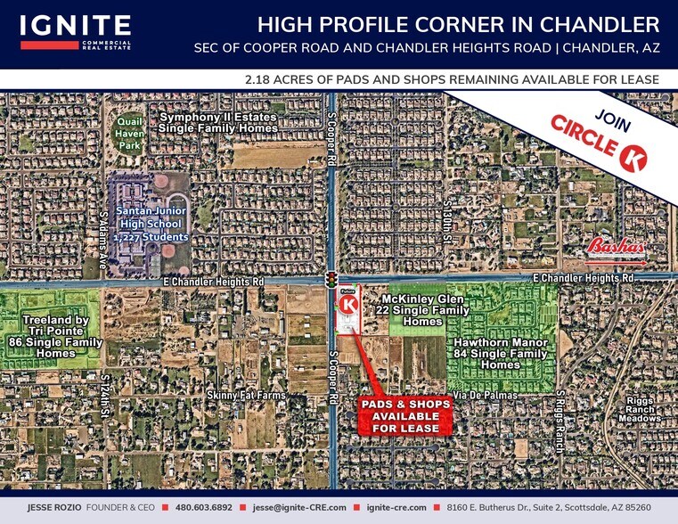 Primary Photo Of S Cooper Rd & Chandler Heights Rd, Chandler Land For Lease