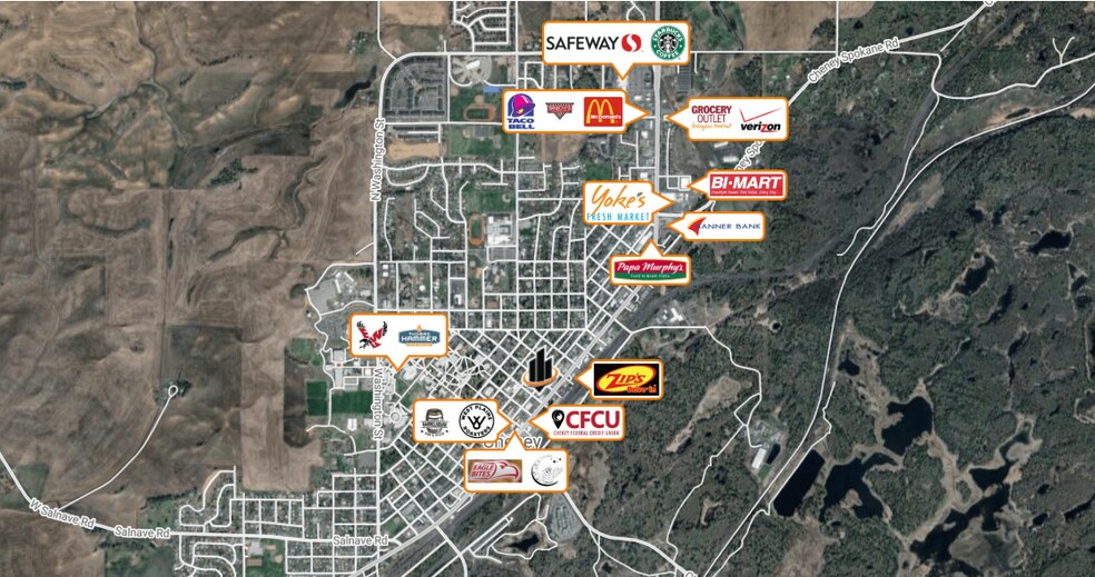 More Photos Of 706 1st St, Cheney Storefront Retail Office For Lease