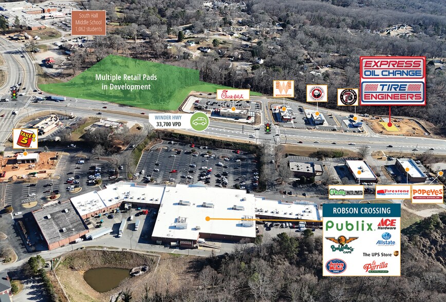 More Photos Of 3455 Winder Hwy, Flowery Branch General Retail For Sale