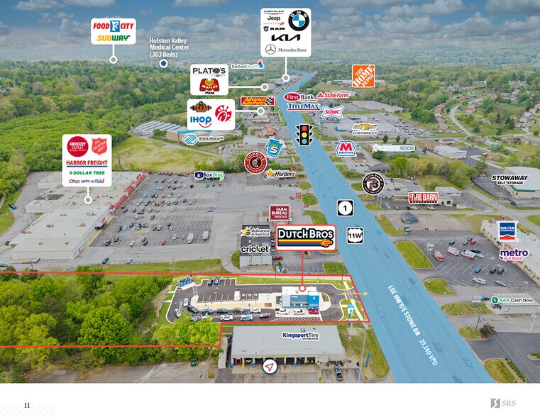 More Photos Of 1501 E Stone Dr, Kingsport General Retail For Sale