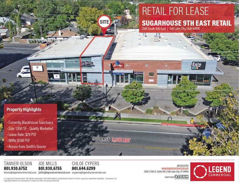 Primary Photo Of 2148 S 900 E, Salt Lake City Freestanding For Lease