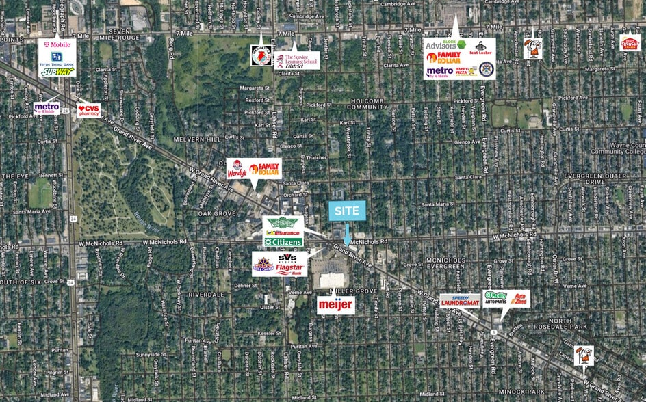 More Photos Of 21370 Grand River Ave, Detroit Freestanding For Lease