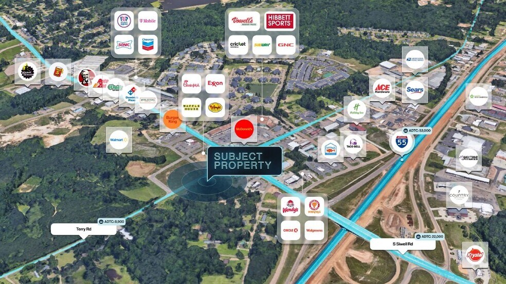 More Photos Of 5806 Terry Rd, Byram Restaurant For Sale