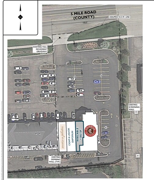 Primary Photo Of 47135-47239 5 Mile Rd, Plymouth Storefront For Lease