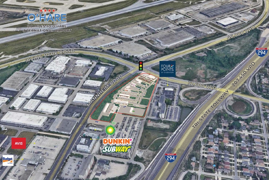 Primary Photo Of 4501 Mannheim rd, Schiller Park Land For Sale