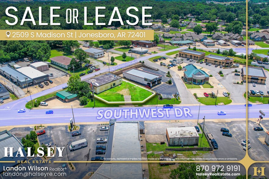 Primary Photo Of 2509 S Madison St, Jonesboro Storefront For Sale