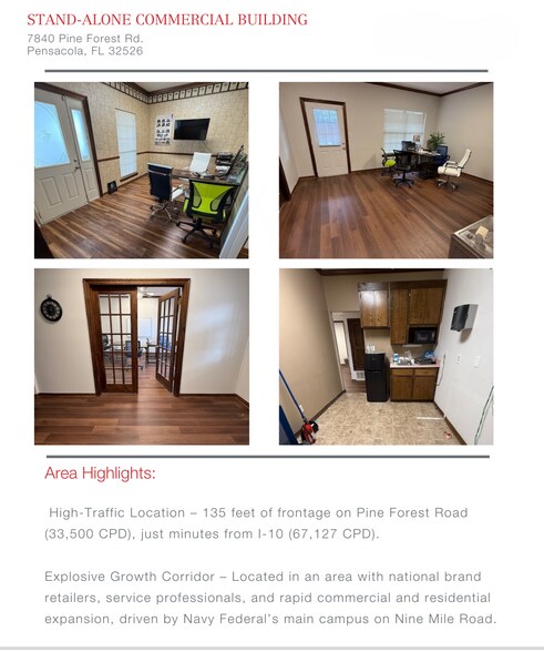 More Photos Of 7840 Pine Forest Rd, Pensacola Office For Sale