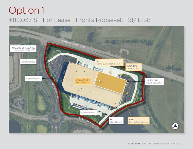 More Photos Of 537 Discovery Dr, West Chicago Distribution For Lease