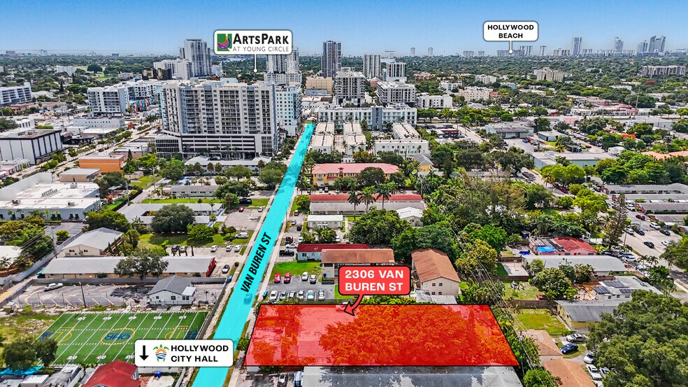 More Photos Of 2306 Van Buren St, Hollywood Land For Sale