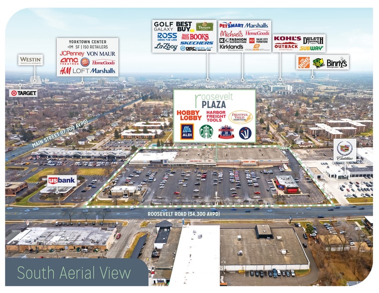 More Photos Of 201-275 W Roosevelt Rd, Lombard General Retail For Sale