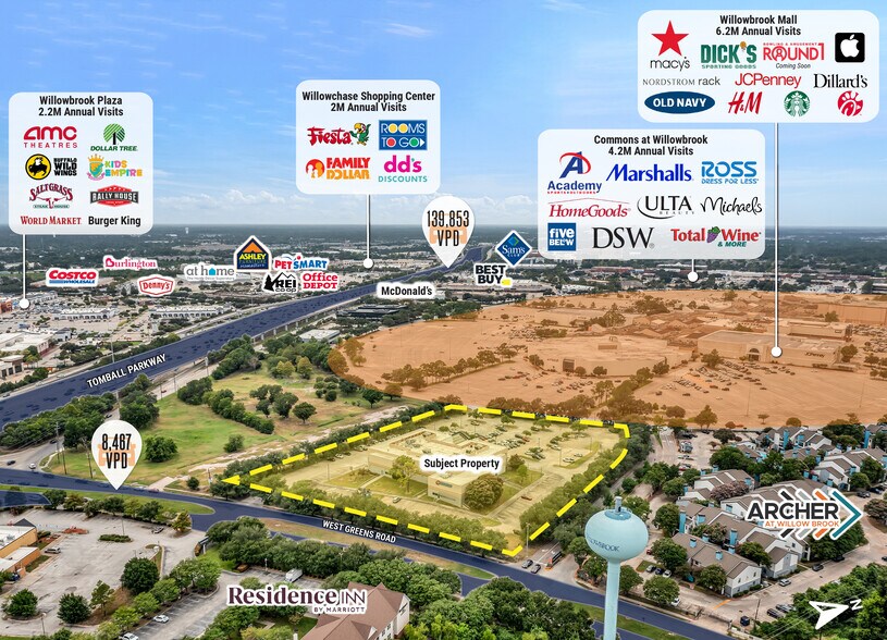 More Photos Of 7300 W Greens Rd, Houston Health Club For Sale