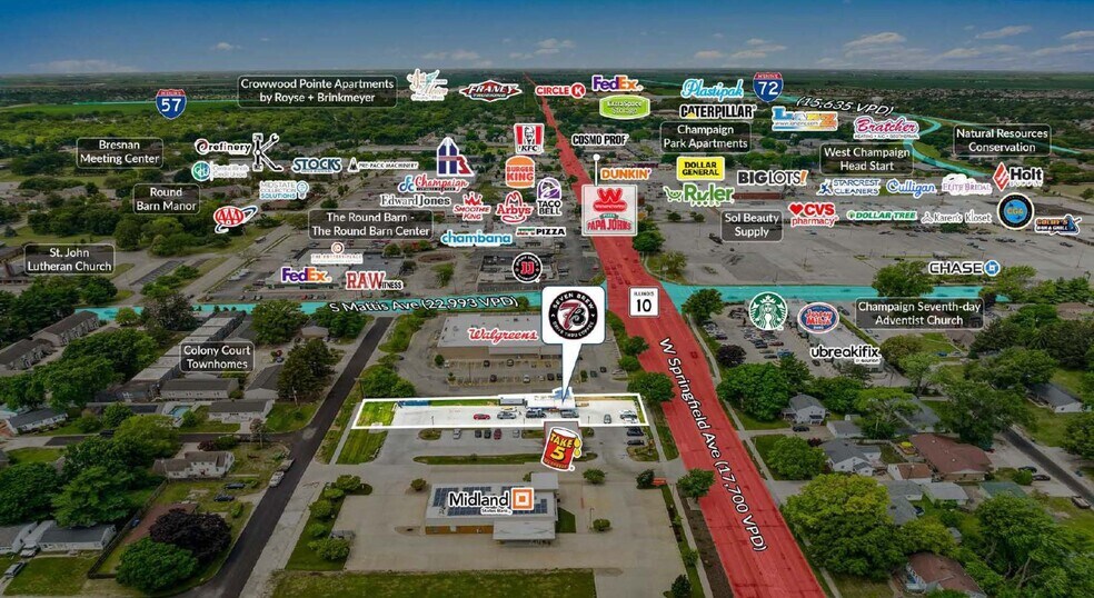 More Photos Of 1703 W Springfield Ave, Champaign Restaurant For Sale