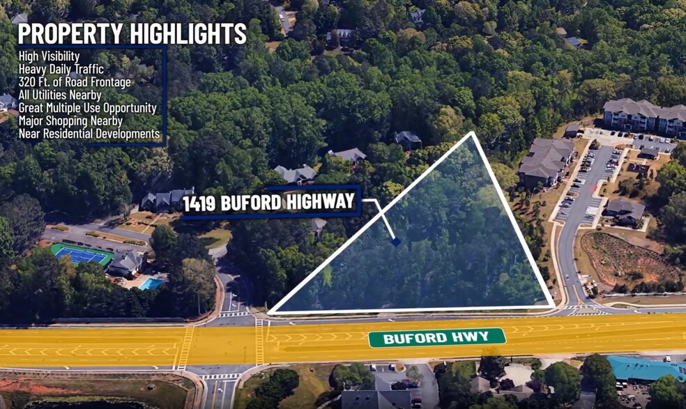 Primary Photo Of 1419 Buford Hwy, Cumming Land For Sale