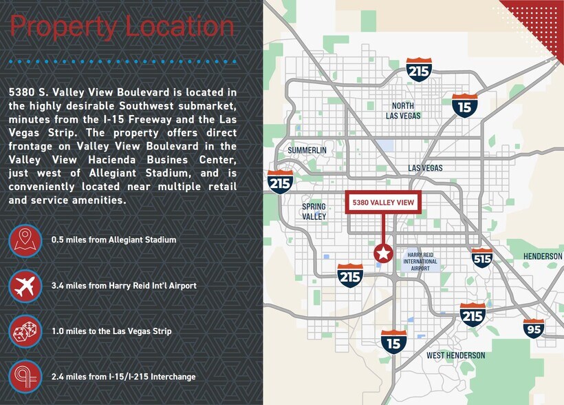 More Photos Of 5380 S Valley View Blvd, Las Vegas Warehouse For Lease