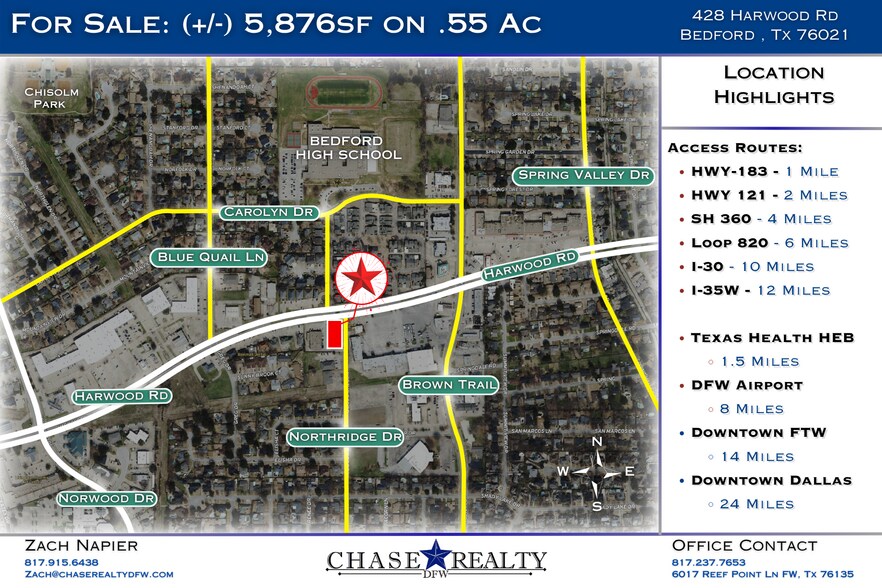 More Photos Of 428 Harwood Rd, Bedford Medical For Sale