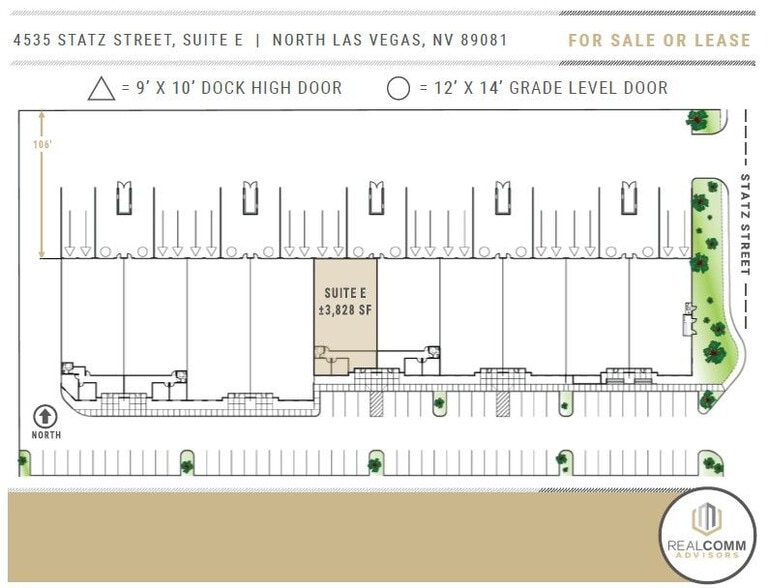 More Photos Of 4535 Statz St, North Las Vegas Warehouse For Sale