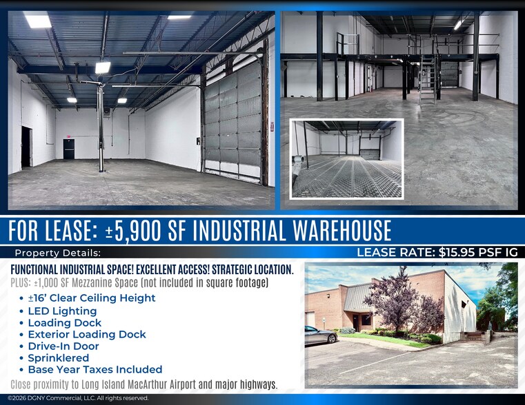 More Photos Of 2141-2147 5th Ave, Ronkonkoma Warehouse For Lease