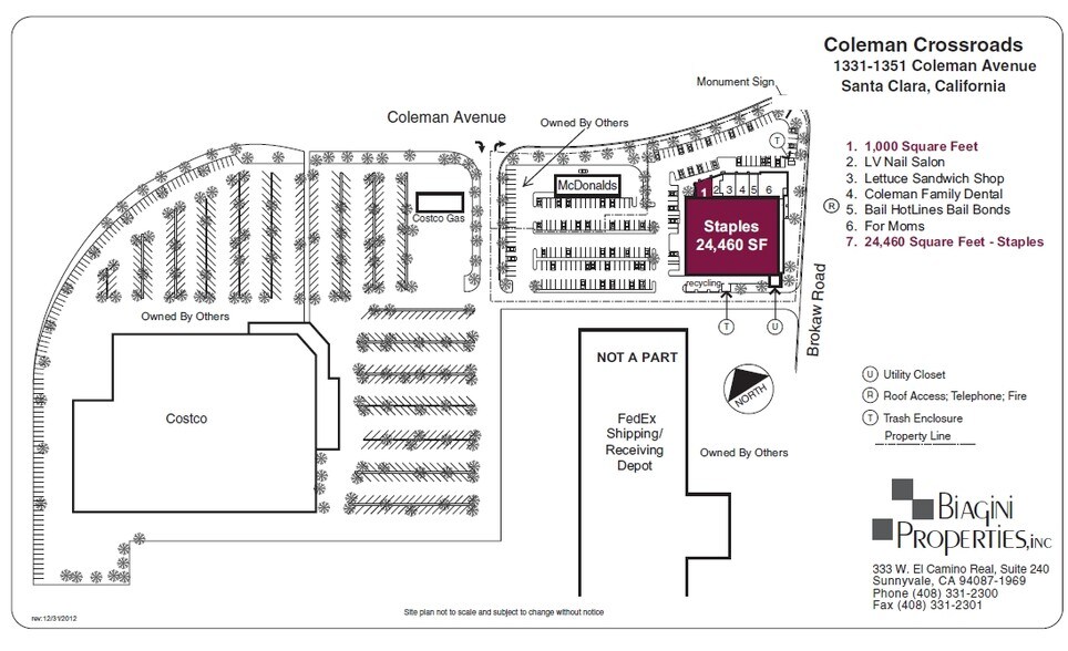 More Photos Of 1331-1351 Coleman Ave, Santa Clara Freestanding For Lease