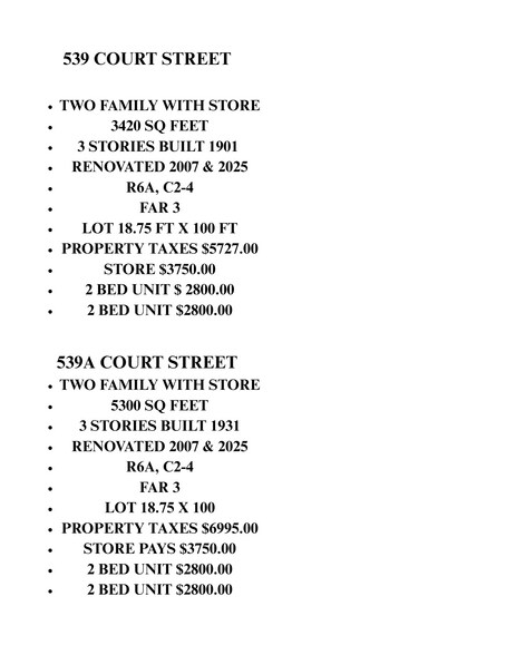 More Photos Of 539-539A Court St, Brooklyn General Retail For Sale