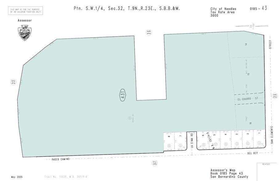 More Photos Of Paseo Del Rey Street St @ San Clemente, Needles Land For Sale