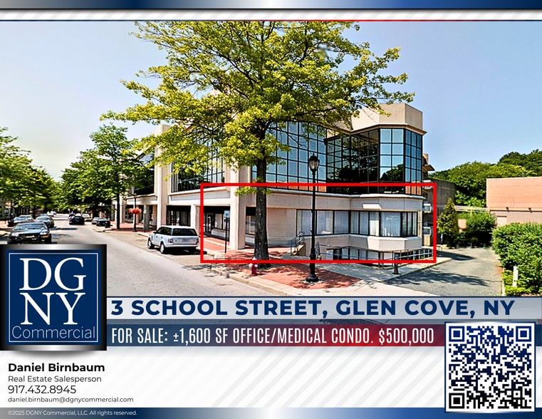 Primary Photo Of 3 School St, Glen Cove Medical For Sale