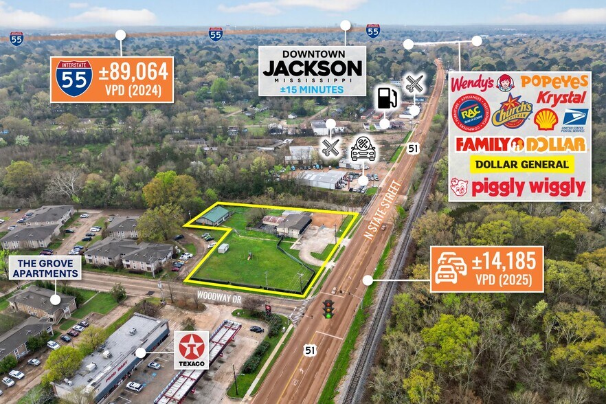 More Photos Of 5208 N State St, Jackson Office For Sale