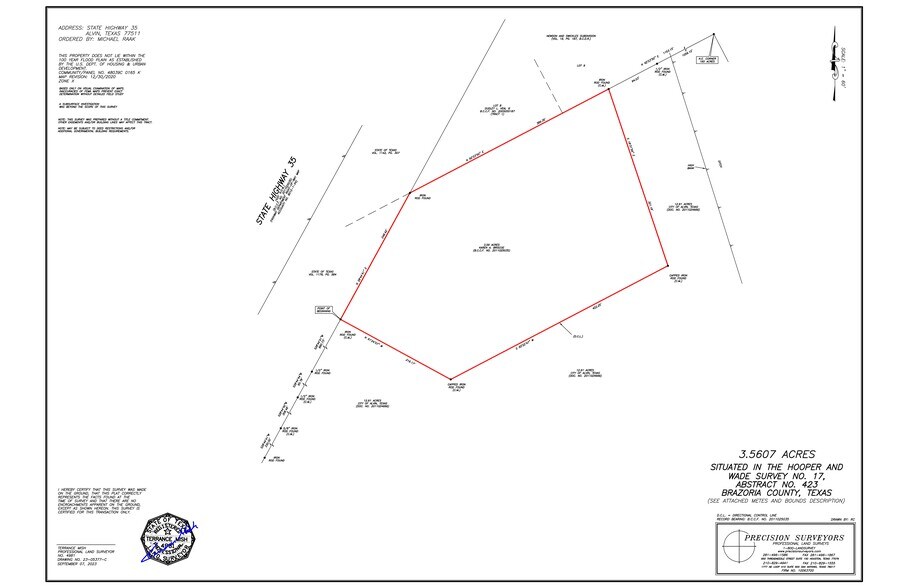 More Photos Of 3111 TX-35 Loop, Alvin Land For Sale