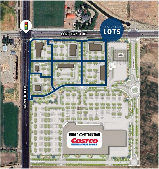 Primary Photo Of NWC Meridian and Lake Hazel Rd, Meridian Land For Lease