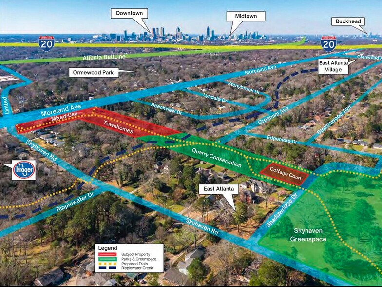 Primary Photo Of 1058-1120 Moreland, Atlanta Land For Sale