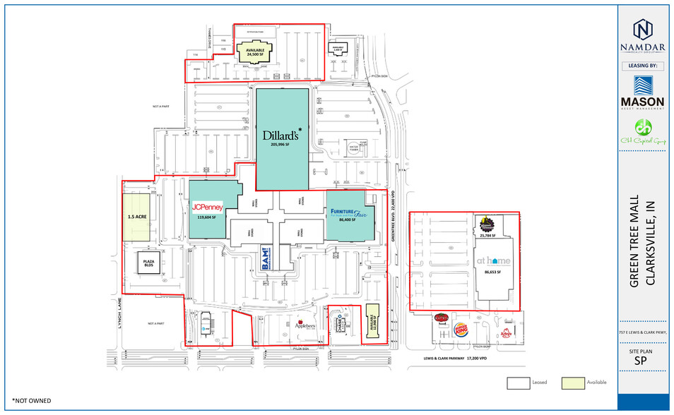 Primary Photo Of 757 E Lewis and Clark Pky, Clarksville Land For Lease