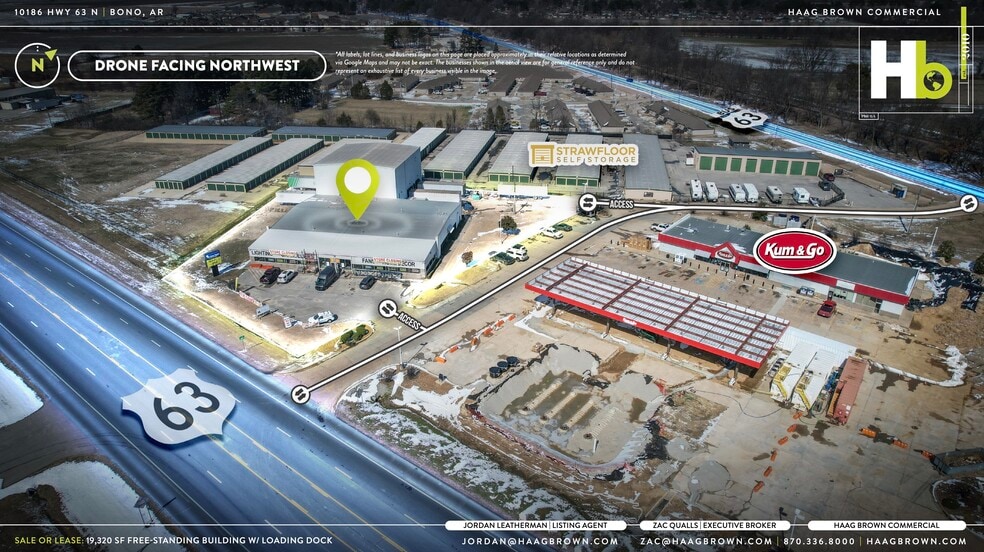 More Photos Of 10186 Highway 63 N, Bono Storefront Retail Office For Sale