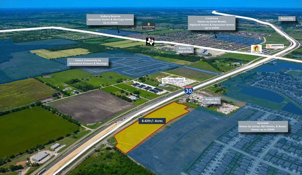 More Photos Of 00 Interstate 30, Royse City Land For Sale